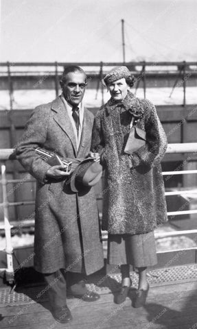 candid Hollywood Boris Karloff and wife 1989-14