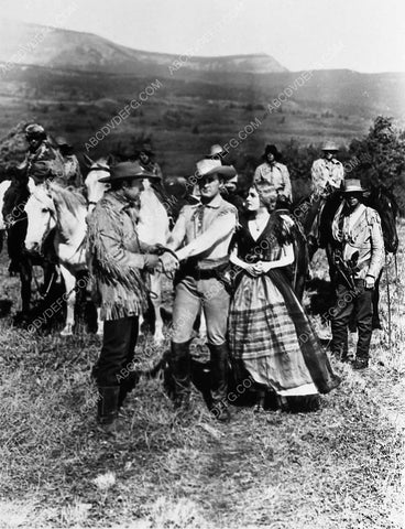 Tim McCoy May Foster and cast silent film The Frontiersman 1996-29