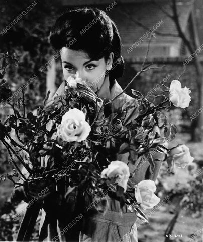Annette Funicello smelling the flowers film The Misadventures of Merlin Jones 2011-13