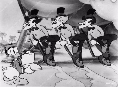 ad slick Disney cartoon Donald Duck Ritz Bros 2043-29