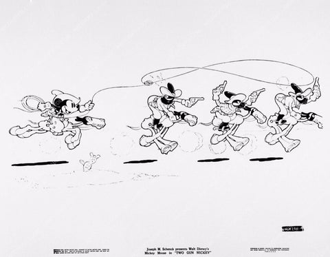 ad slick Disney cartoon Mickey Mouse Two Gun Mickey 2043-33