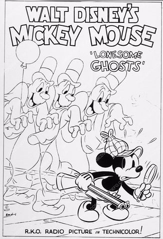 ad slick Mickey Mouse Lonesome Ghosts 2046-10