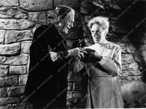 Ernest Thesiger Boris Karloff film The Bride of Frankenstein 2069-22