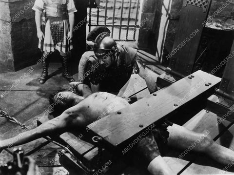 Victor Mature getting tortured on the rack film The Robe 2071a-13