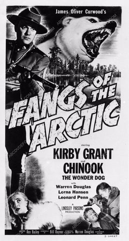ad slick Kirby Grant Fangs of the Artic 2082-01