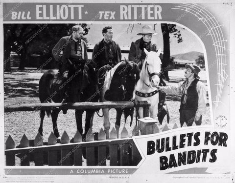 ad slick Tex Ritter Bullets For Bandits 2084-06