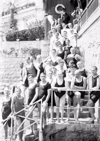 Bela Lugosi bathing at the Danube 1910 2086-27