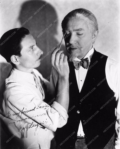 Bela Lugosi and makeup man named Louie 2096-35