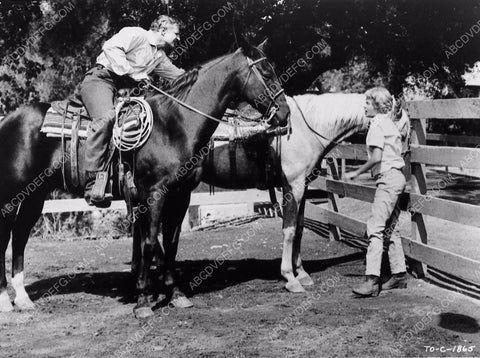 Hayley Mills with the horses film The Parent Trap 2106-20