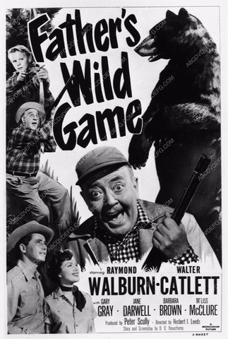 ad slick Raymond Walburn Father's Wild Game 2110-01