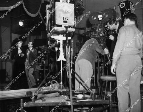 movie equipment and cameras Alice Faye behind the scenes film Hello Frisco Hello 2111-27