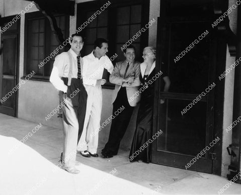 Ben Lyon Ray Walker Jack Durante Alice Faye at 20th Century Fox Studios 2122-15