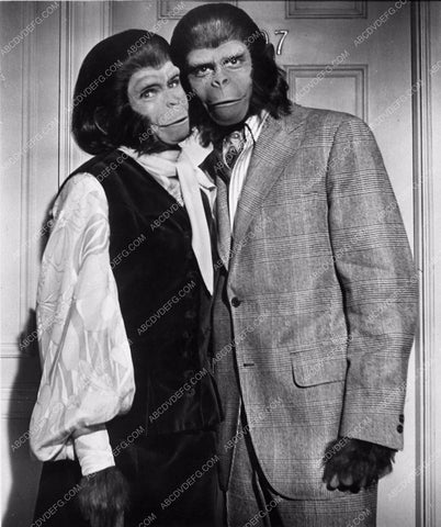 Kim Hunter Roddy MacDowell as apes Escape From Planet of the Apes 2124-34