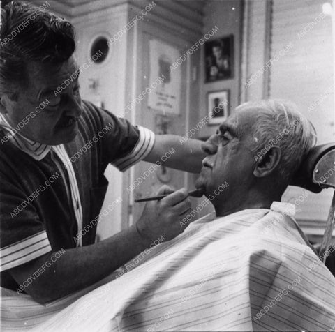 Boris Karloff makeup artrists George & Gordon Bau Frankenstein 1970 2158-14