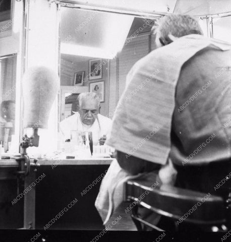 Boris Karloff makeup artrists George & Gordon Bau Frankenstein 1970 2158-15