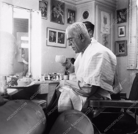 Boris Karloff makeup artrists George & Gordon Bau Frankenstein 1970 2158-18