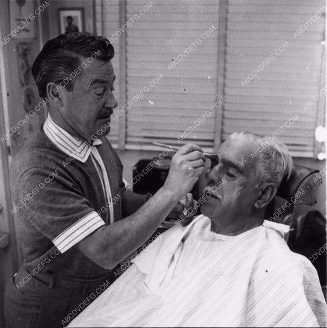 Boris Karloff makeup artrists George & Gordon Bau Frankenstein 1970 2158-21