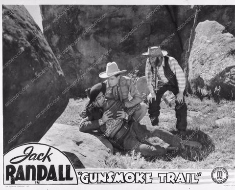 Jack Randall Al Fuzzy St. John western film Gunsmoke Trail 2158-31