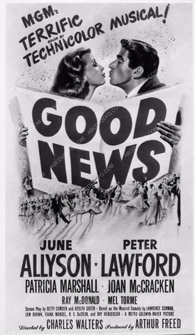 ad slick June Allyson Peter Lawford Good News 2168-02