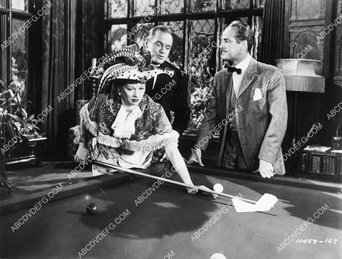 Lucille Ball Bob Hope shooting pool film Fancy Pants 2169-02