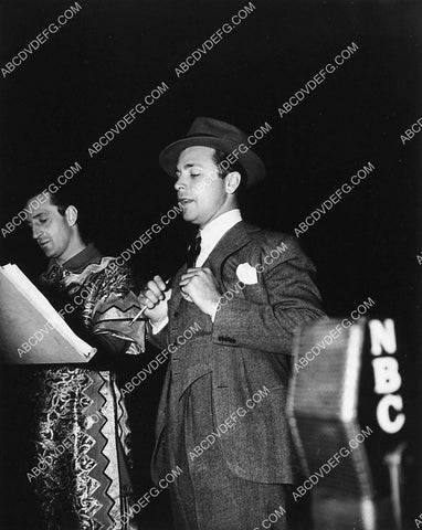 Basil Rathbone Dick Powell 1938 NBC radio broadcast 2169-04