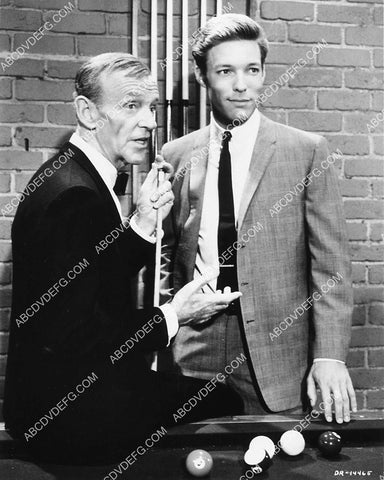 Fred Astaire Richard Chamberlain at the pool table TV Dr Kildare 2169-10