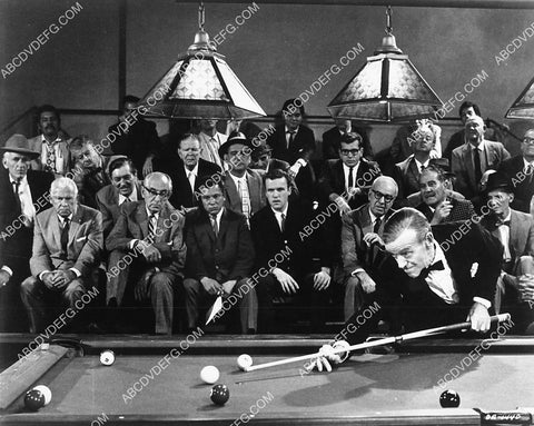 Fred Astaire Richard Chamberlain at the pool table TV Dr Kildare 2169-11