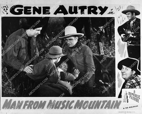 Gene Autry Polly Smiley Burnette film Man from Music Mountain 2190-25