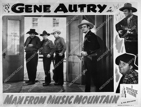 Gene Autry Polly Smiley Burnette film Man from Music Mountain 2190-26
