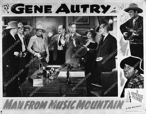 Gene Autry Polly Smiley Burnette film Man from Music Mountain 2190-27