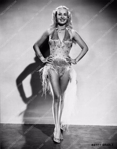 Betty Grable sexy leggy showgirl outfit portrait 2191-08