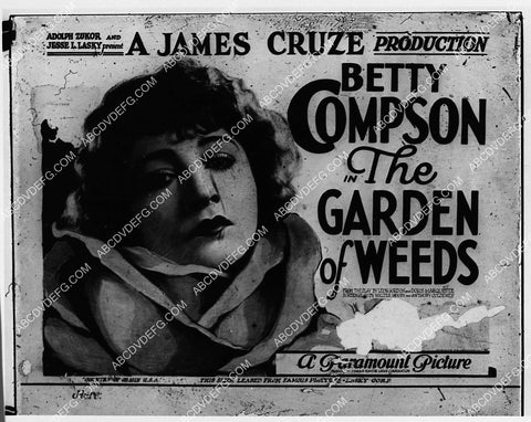 Betty Compson silent film The Garden of Weeds 2195-01