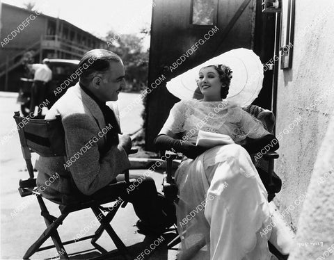 C Henry Gordon Myrna Loy outside MGM sound stage film Stamboul Quest 2201-40