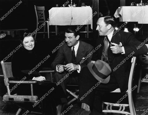 candid Myrna Loy Lionel Atwill director Sam Wood on set film Stamboul Quest 2201-42