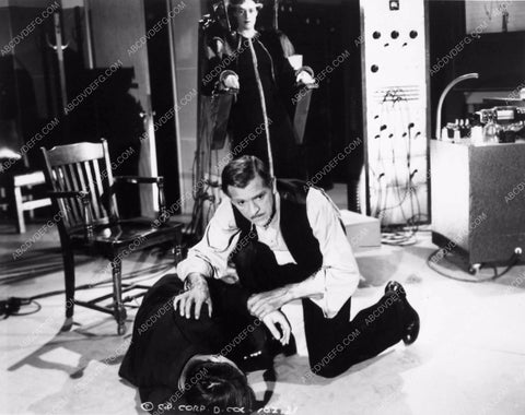 Boris Karloff and cast sci-fi film The Devil Commands 2216-19