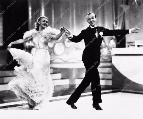 Fred Astaire Ginger Rogers dancing along in Swingtime 2245-13