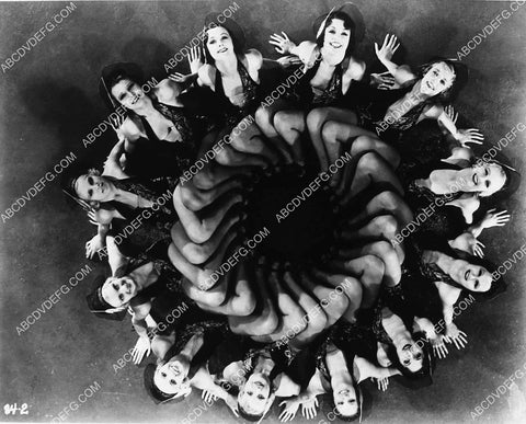 Busby Berkeley chorus girls kaleidoscope shot 2256-01