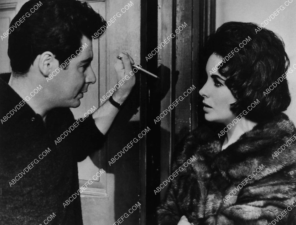 Eddie Fisher Elizabeth Taylor on set film Butterfield 8 2309-19 ...