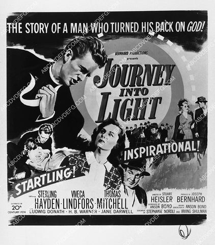 ad slick Sterling Hayden film Journey Into Light 2325-01