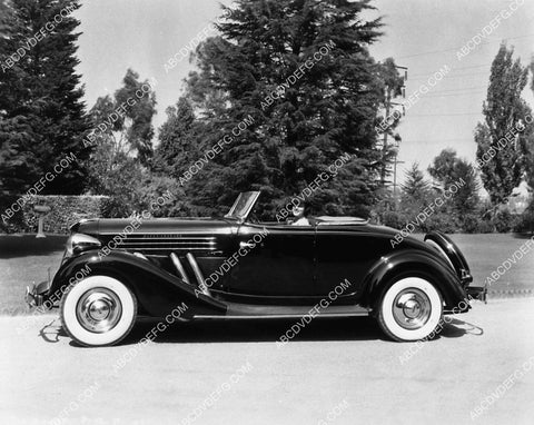 Charlotte Wynters in her new 1935 Auburn convertible automobile 2343-13