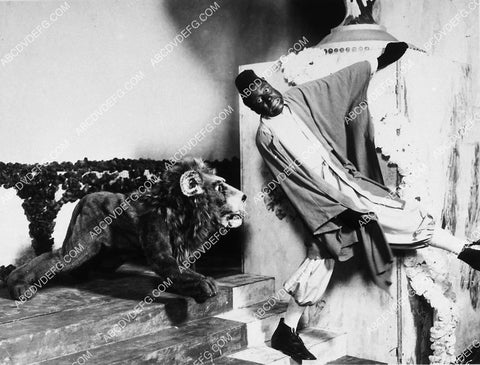 Bert Williams live vaudeville stage play w man in lion suit 2343-19