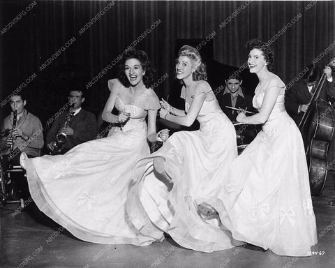 Andrew Sisters in white gowns Always A Bridesmaid 2347-29
