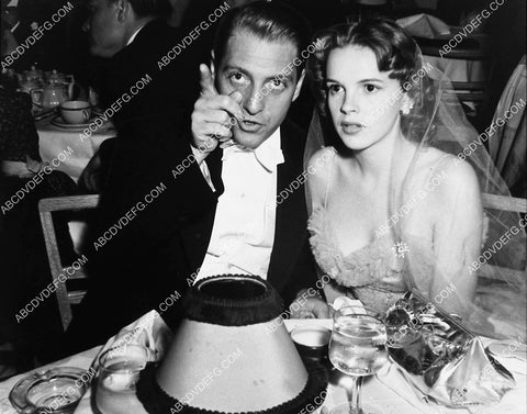 Dave Rose & Judy Garland at Mocambo nightclub after wedding 2351-11