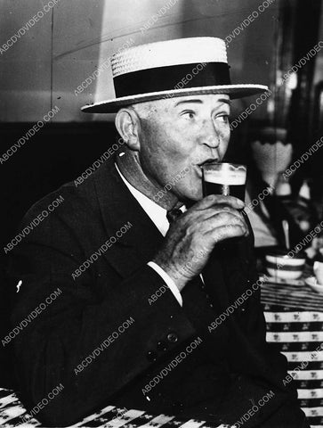 New York politician James J Hines sipping a beer 2374a-06