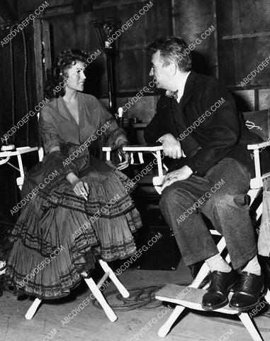 Rita Hayworth candid on set film The Loves of Carmen 2380-28