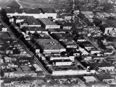 historic Hollywood Los Angeles RKO Studios aerial view 2418-13