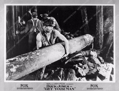 rugged Buck Jones silent film Get Your Man 2539-34
