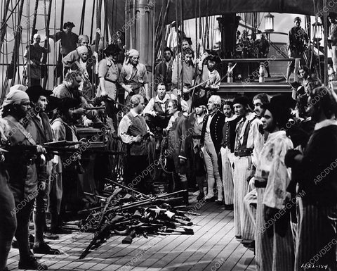 Nelson Eddy and cast on ship set film New Moon 2540-35