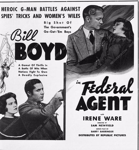 ad slick Irene Ware Federal Agent 2546-10