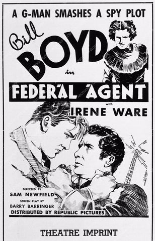 ad slick Irene Ware Federal Agent 2546-11